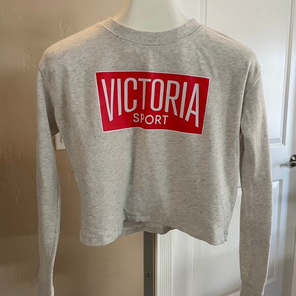 Victoria Sport Print Crop Sweatshirt Womens XS - Picture 1 of 8